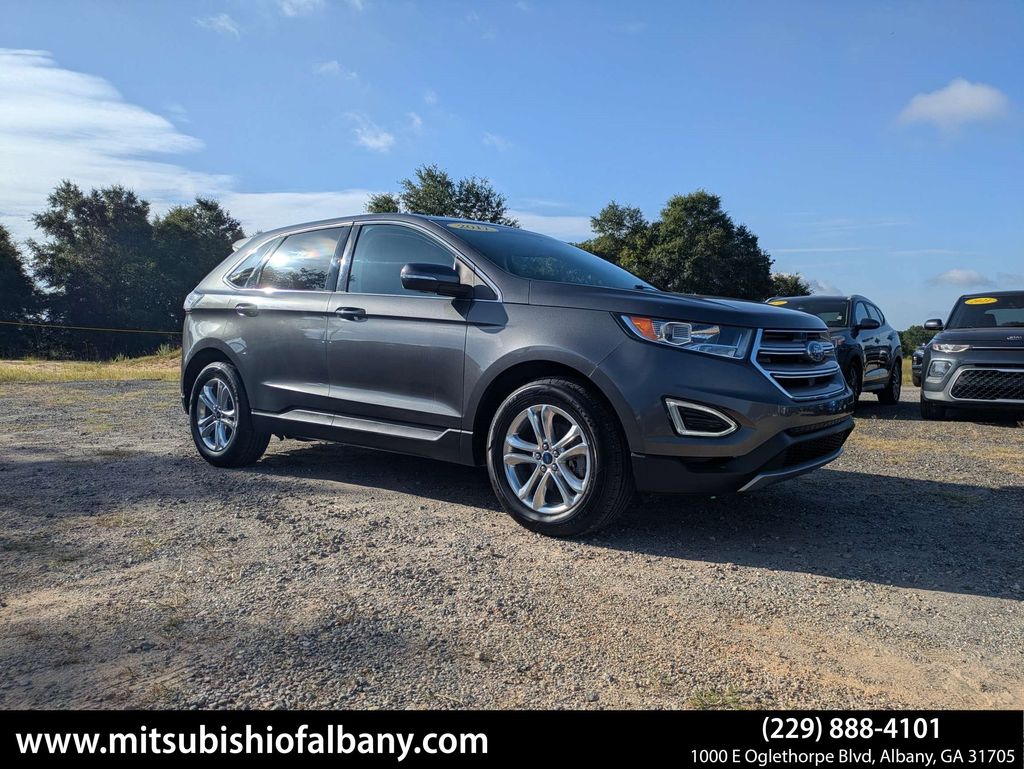 Ingot Silver 2017 Ford Edge SUV / Crossover Front-Wheel Drive 6-Speed Automatic