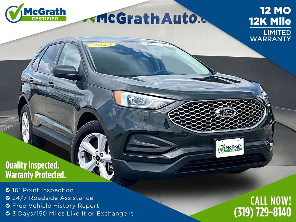 Green Metallic 2024 Ford Edge SUV / Crossover All-Wheel Drive 8-Speed Automatic