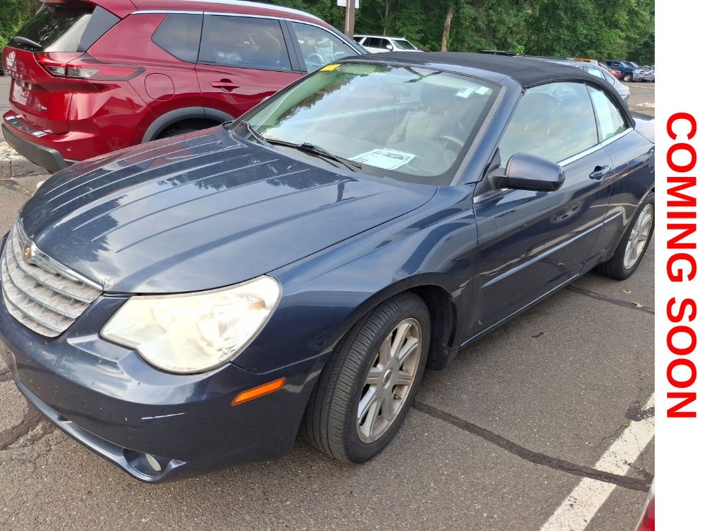 Modern Blue 2008 Chrysler Sebring Convertible Front-Wheel Drive 4-Speed Automatic