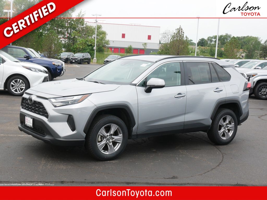 Silver Sky Metallic 2025 Toyota RAV4 SUV / Crossover All-Wheel Drive 8-Speed Automatic