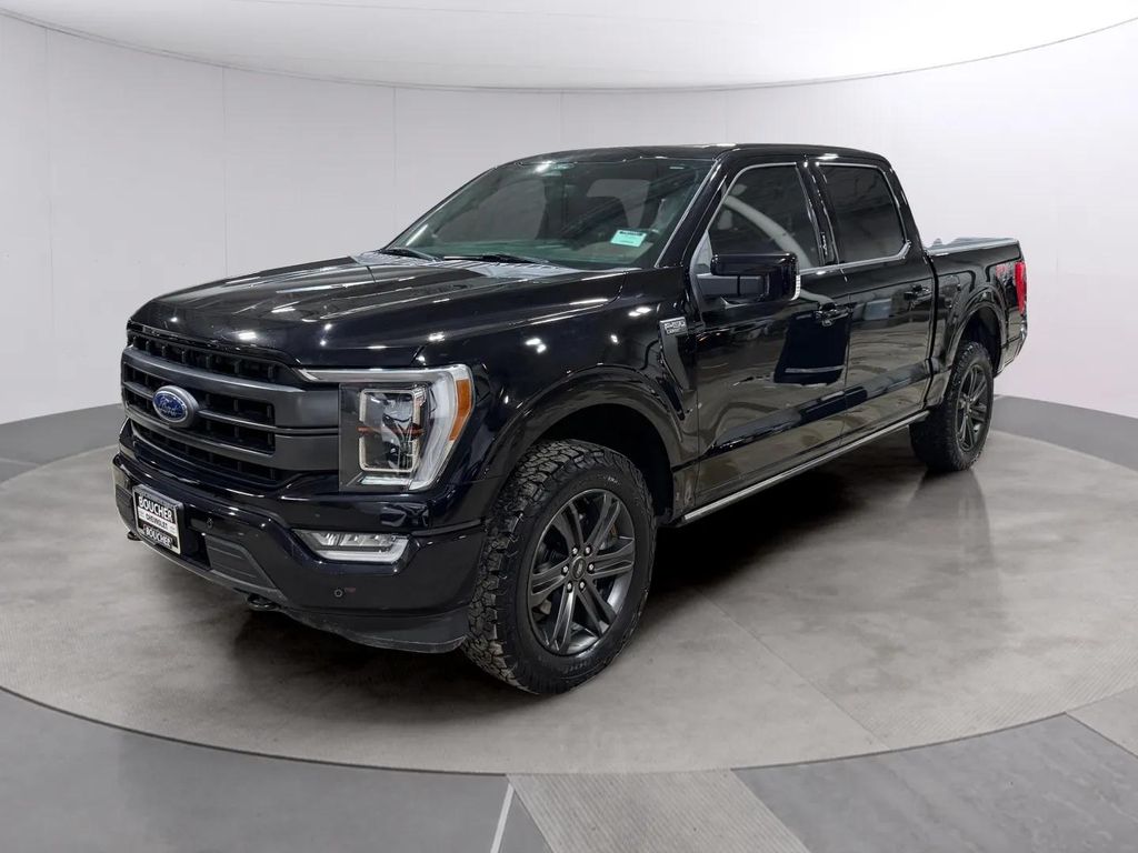 Used 2022 Agate Black Metallic Ford Lariat image 7