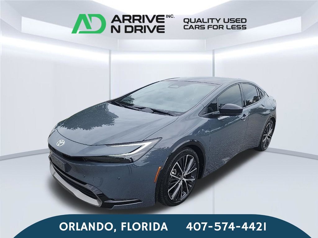 Gray 2023 Toyota Prius Hatchback Front-Wheel Drive Continuously Variable Transmission