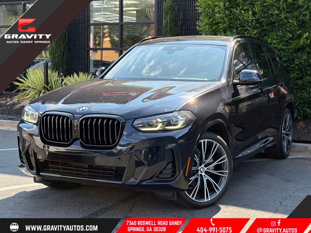 Carbon Black Metallic 2023 BMW X3 SUV / Crossover Rear-Wheel Drive 8-Speed Automatic