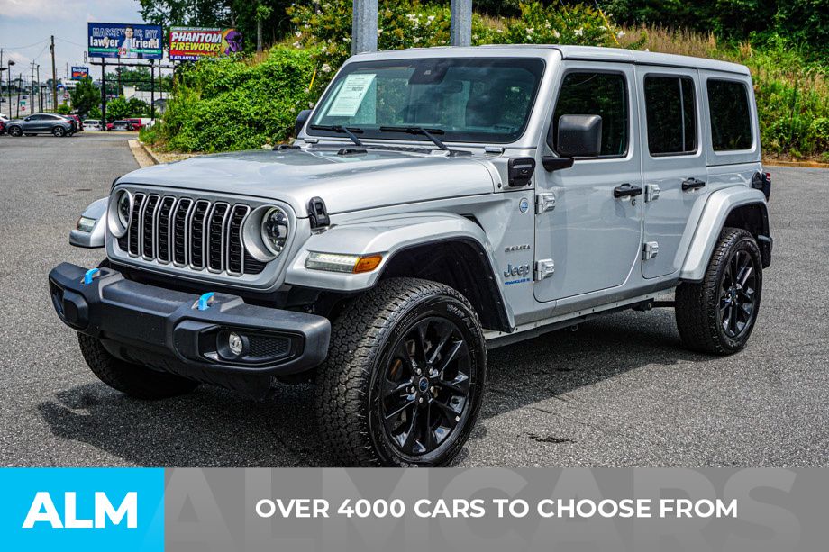 Used 2024 Silver Jeep Sahara 4xe image 3