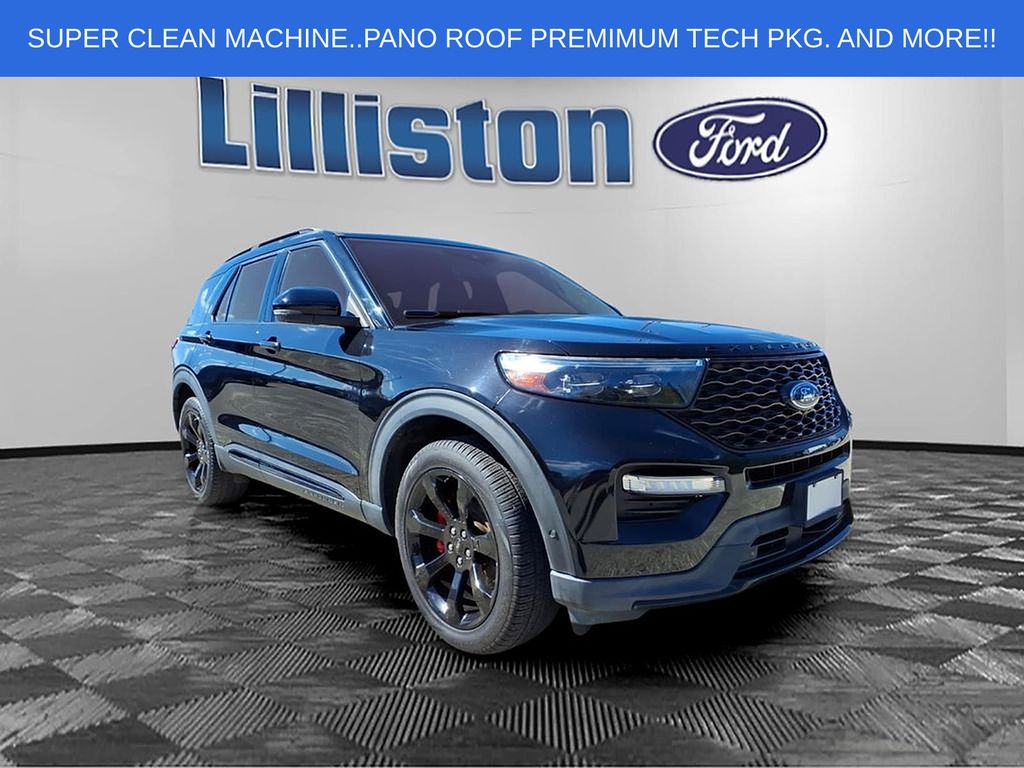 Black 2021 Ford Explorer ST AWD SUV / Crossover All-Wheel Drive Automatic