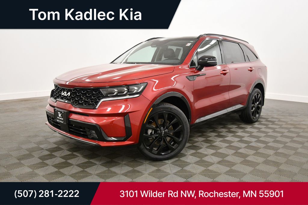 Passion Red 2023 Kia Sorento SUV / Crossover All-Wheel Drive 8-Speed Dual Clutch
