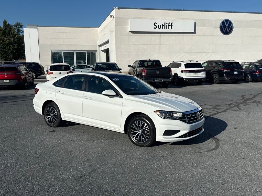 2021 Volkswagen Jetta 1.4T SE White at Bob Ruth Ford