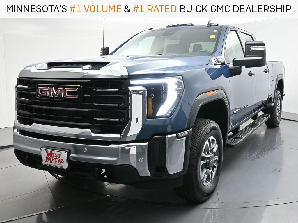 Downpour Metallic 2026 GMC Sierra 3500HD Pickup Truck Four-Wheel Drive Automatic