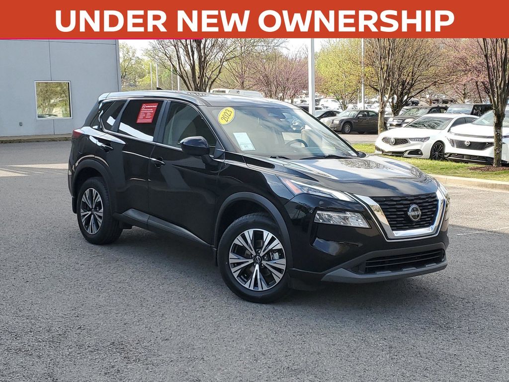 Super Black 2023 Nissan Rogue SV FWD SUV / Crossover Front-Wheel Drive Continuously Variable Transmission