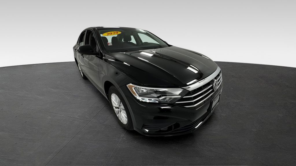 Deep Black Pearl Metallic 2020 Volkswagen Jetta S FWD Sedan Front-Wheel Drive 8-Speed Automatic