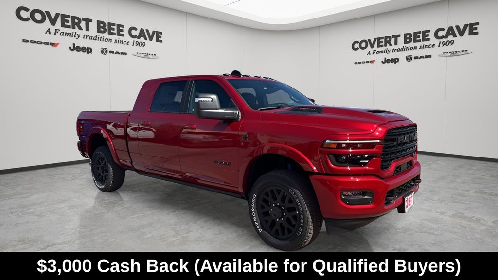 Molten Red Pearlcoat 2026 RAM 2500 Limited Mega Cab 4WD Pickup Truck Four-Wheel Drive 8-Speed Automatic