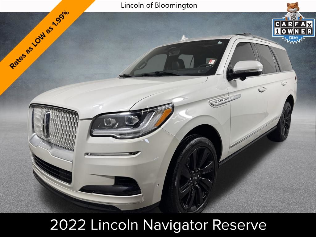 Pearl Metallic 2022 Lincoln Navigator Reserve 4WD SUV / Crossover Four-Wheel Drive Automatic