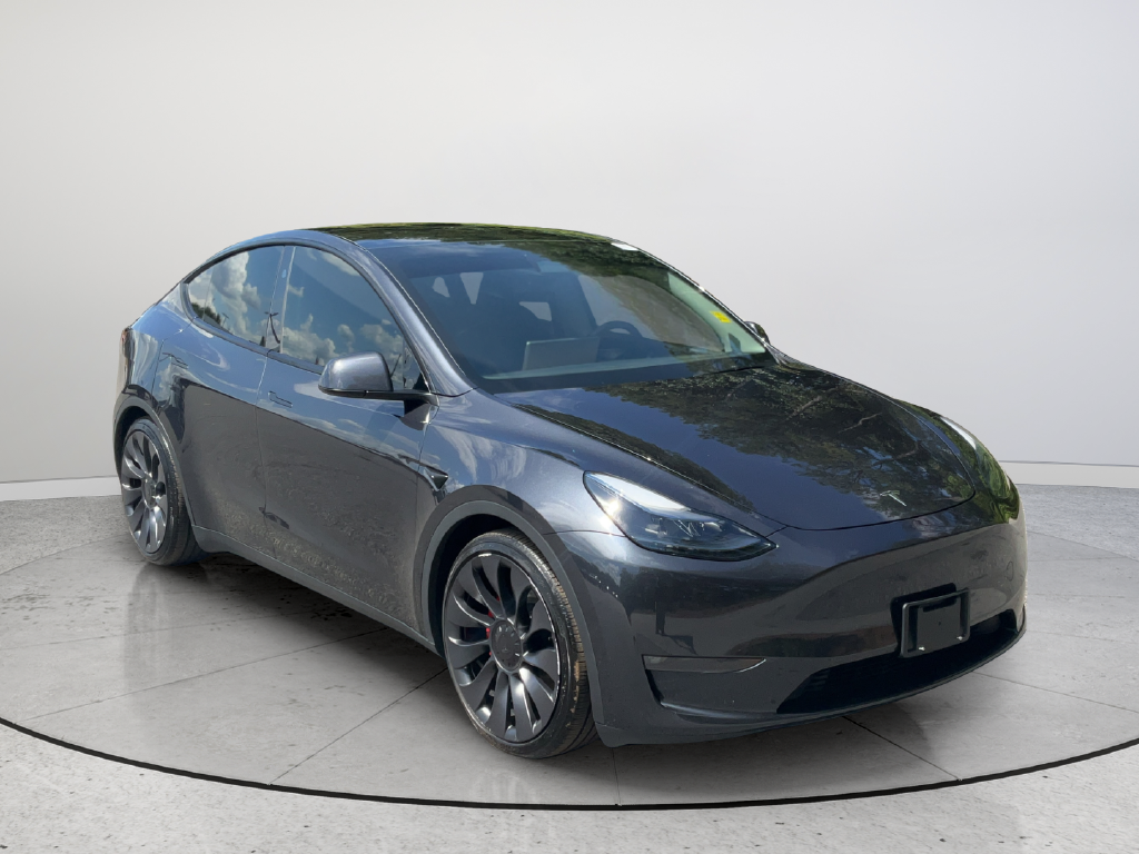 Gray (Stealth Grey) 2025 Tesla Model Y SUV / Crossover All-Wheel Drive 1-Speed Automatic