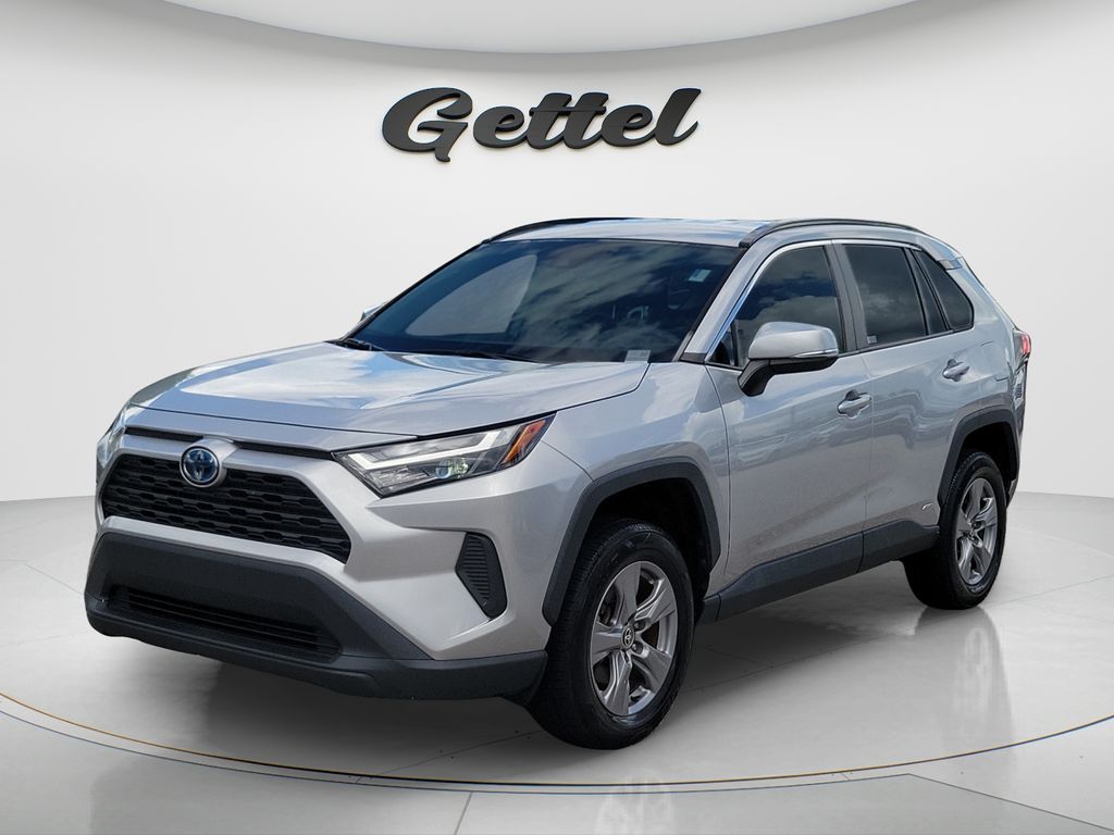 Silver Sky Metallic 2022 Toyota RAV4 Hybrid SUV / Crossover All-Wheel Drive Continuously Variable Transmission
