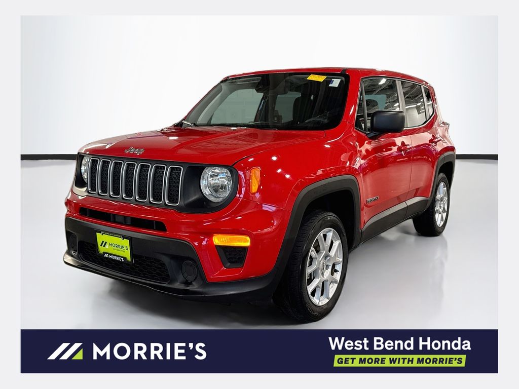 Colorado Red Clearcoat 2023 Jeep Renegade SUV / Crossover Four-Wheel Drive 9-Speed Automatic