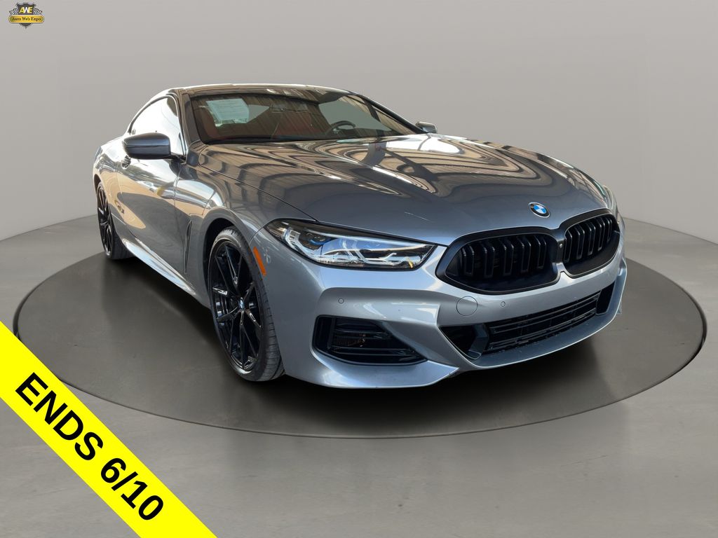 Skyscraper Gray Metallic 2023 BMW 8 Series 840i Coupe RWD Coupe Rear-Wheel Drive 8-Speed Automatic