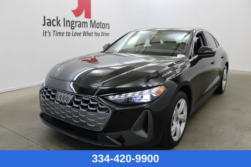 Black Metallic 2025 Audi A5 Sedan All-Wheel Drive 7-Speed Automatic