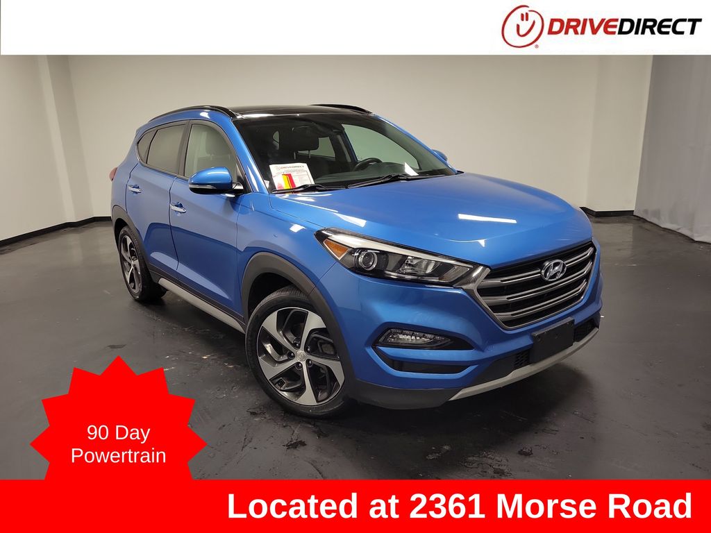 Caribbean Blue 2017 Hyundai Tucson 1.6T Limited AWD SUV / Crossover All-Wheel Drive 7-Speed Automatic