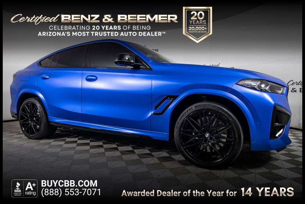 Gray (Frozen Pure Grey Metallic) 2025 BMW X6 M Competition AWD SUV / Crossover All-Wheel Drive 8-Speed Automatic