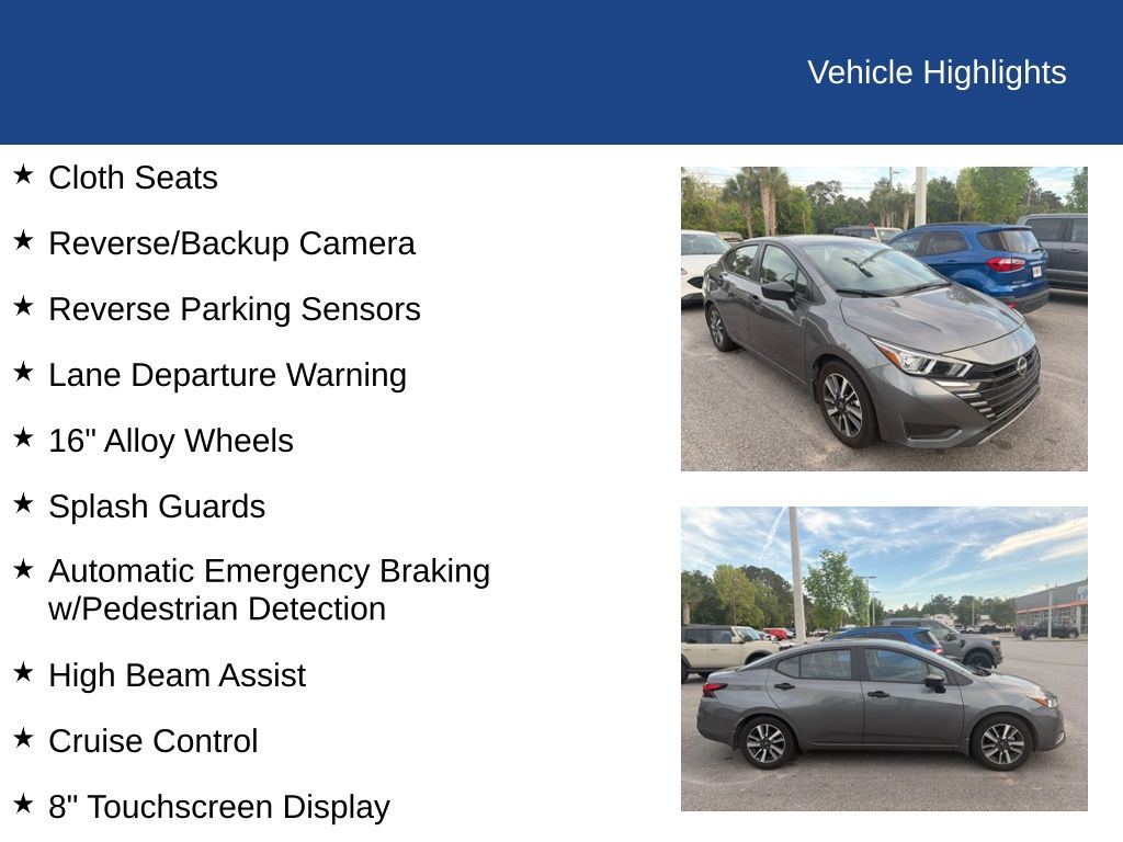 2024 Nissan Versa 1.6 S