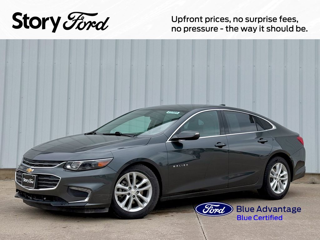 Gray Metallic 2017 Chevrolet Malibu Sedan Front-Wheel Drive 6-Speed Automatic