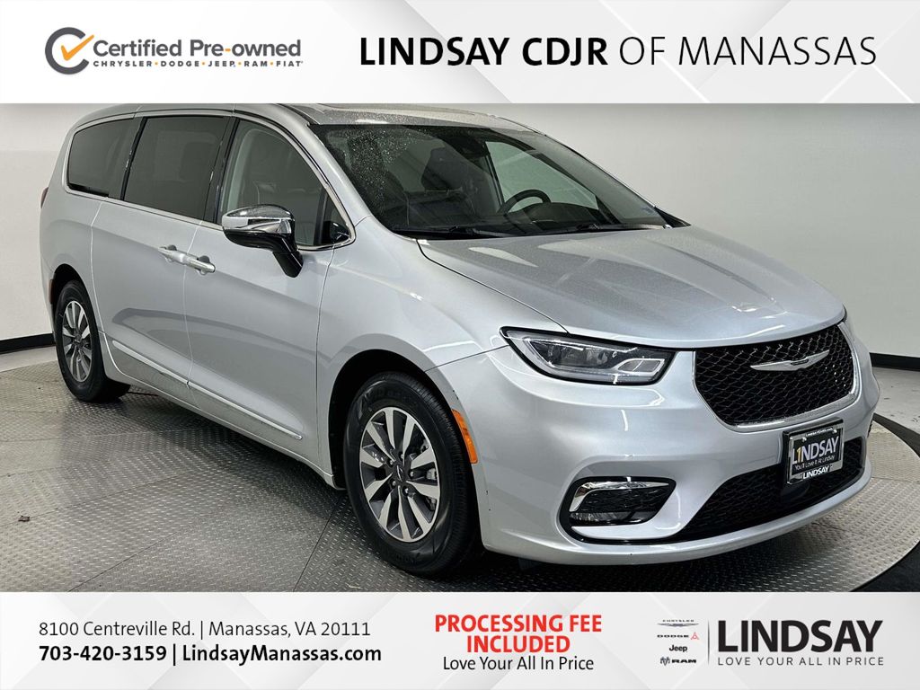 Silver Mist Clearcoat 2023 Chrysler Pacifica Hybrid Limited FWD Minivan Front-Wheel Drive Continuously Variable Transmission