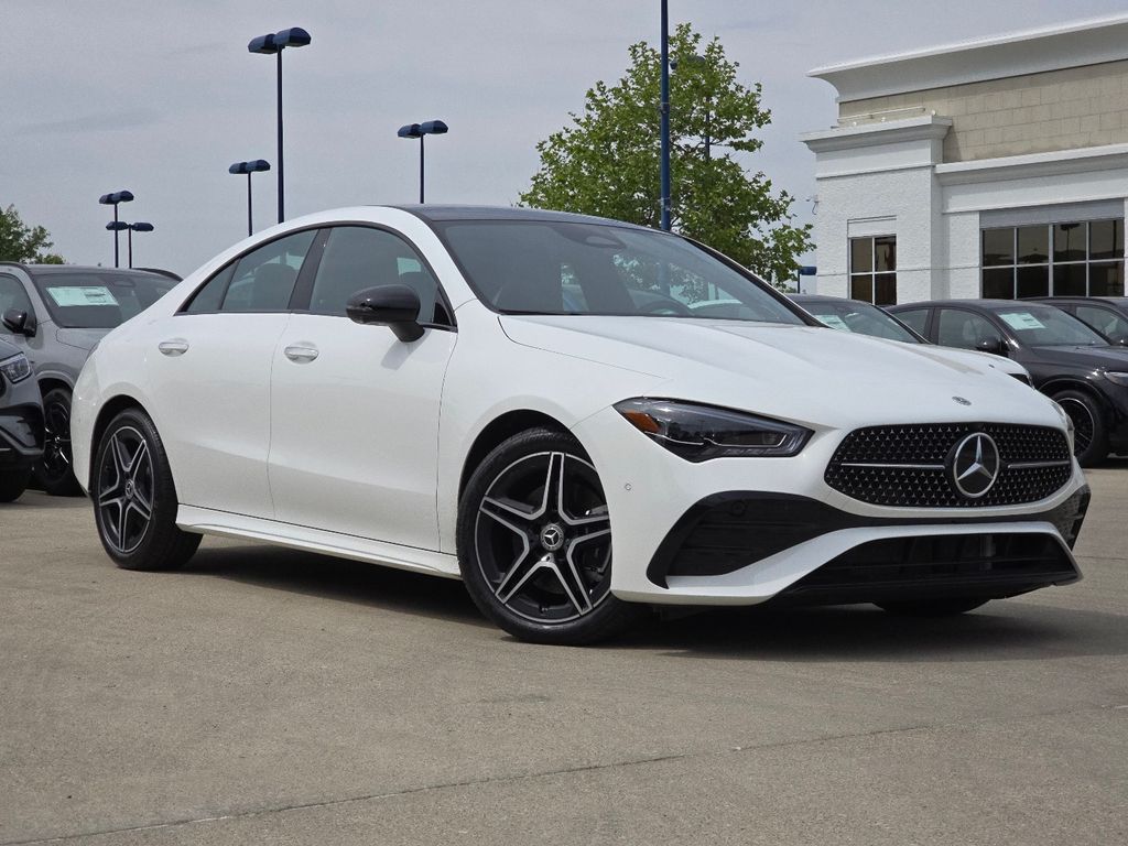 Polar White 2026 Mercedes-Benz CLA Coupe All-Wheel Drive 8-Speed Dual Clutch