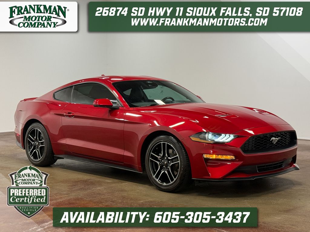 Red Metallic 2022 Ford Mustang Coupe Rear-Wheel Drive Automatic