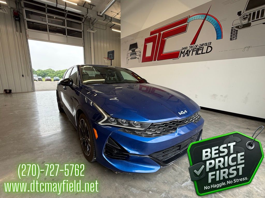 Sapphire Blue 2023 Kia K5 GT-Line FWD Sedan Front-Wheel Drive 8-Speed Automatic
