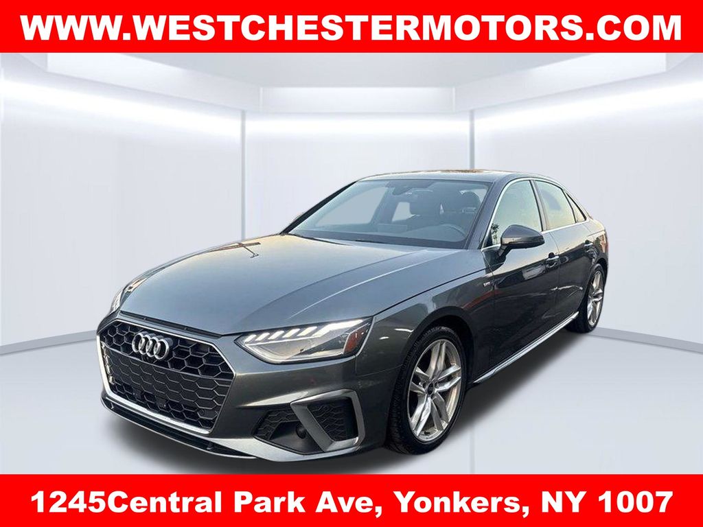 Green 2024 Audi A4 Sedan All-Wheel Drive 7-Speed Automatic