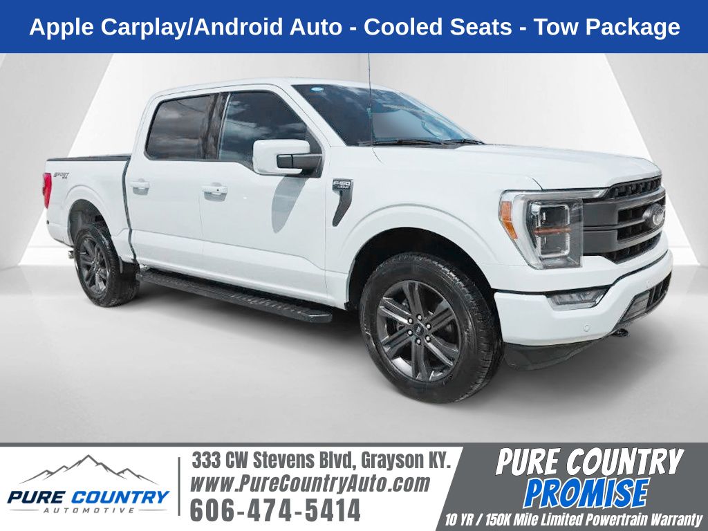 Gray 2023 Ford F-150 Pickup Truck Four-Wheel Drive Automatic
