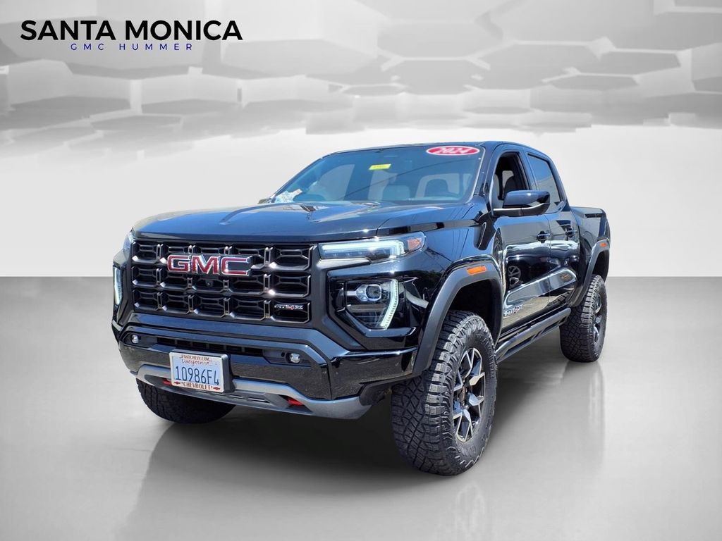 Onyx Black 2024 GMC Canyon Pickup Truck Four-Wheel Drive 8-Speed Automatic