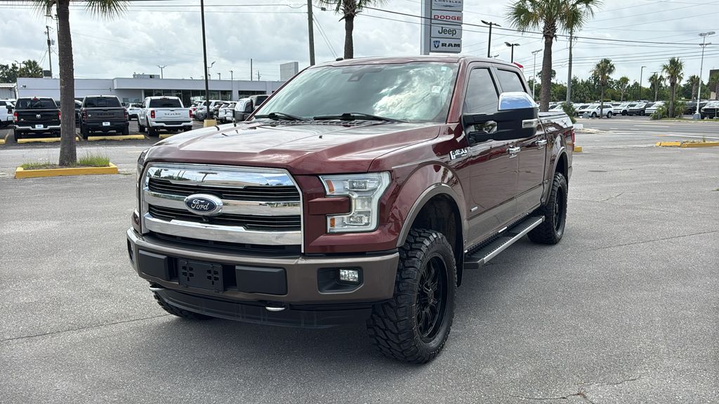 Red 2016 Ford F-150 Pickup Truck Four-Wheel Drive 6-Speed Automatic
