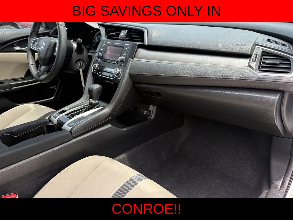 2016 Honda Civic LX White at North Houston Mitsubishi