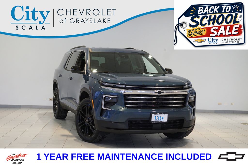 Lakeshore Blue Metallic 2026 Chevrolet Traverse SUV / Crossover Four-Wheel Drive 8-Speed Automatic