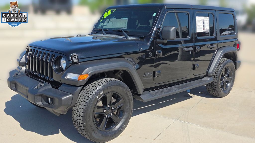 Black Clearcoat 2022 Jeep Wrangler SUV / Crossover Four-Wheel Drive 8-Speed Automatic