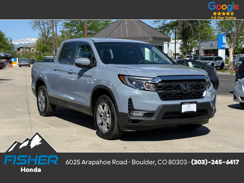 Gray 2026 Honda Ridgeline Pickup Truck All-Wheel Drive 9-Speed Automatic