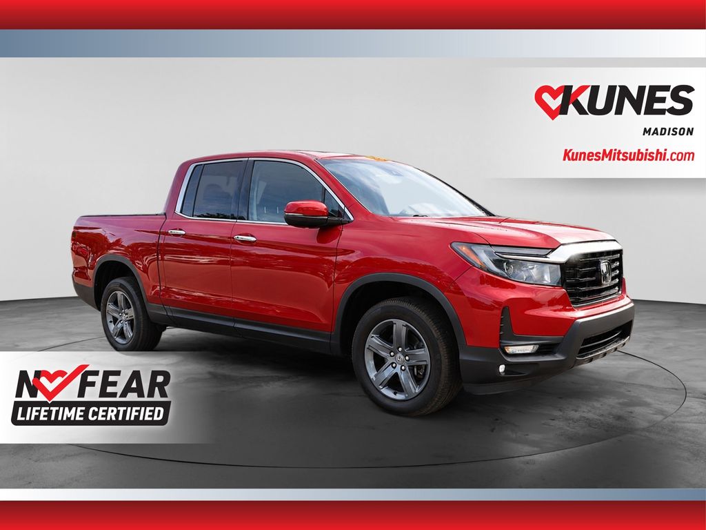 Red 2023 Honda Ridgeline Pickup Truck All-Wheel Drive 9-Speed Automatic