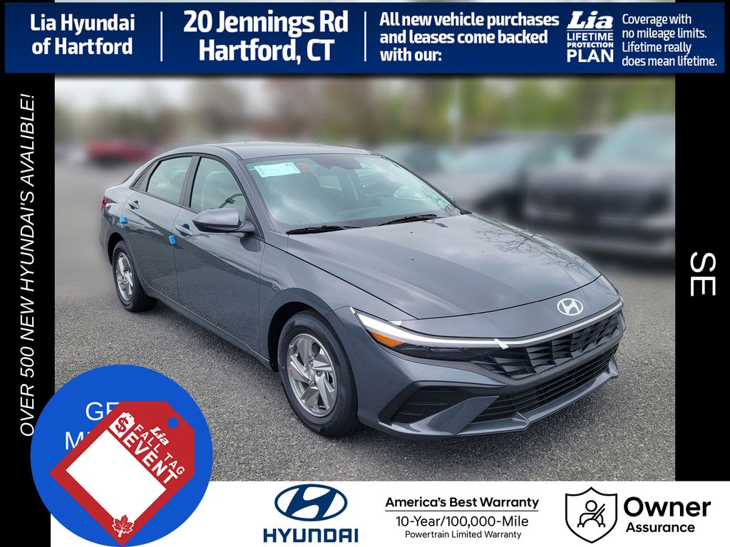 Ecotronic Gray 2026 Hyundai Elantra Sedan Front-Wheel Drive Continuously Variable Transmission