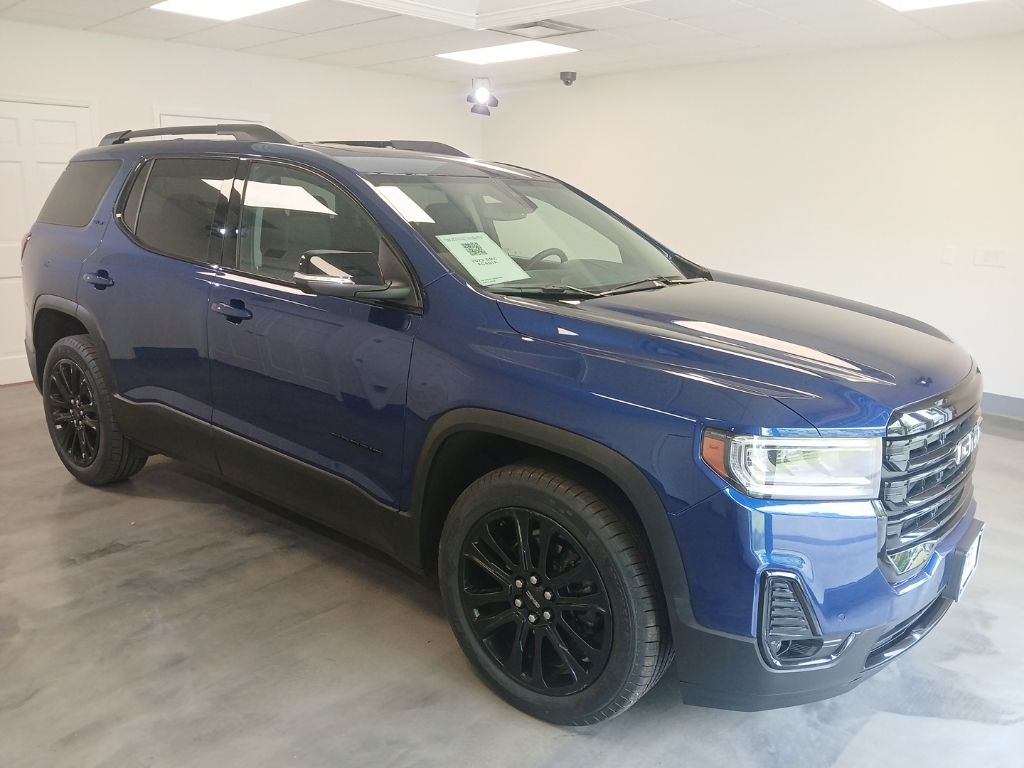 Ultra Blue Metallic 2023 GMC Acadia SUV / Crossover Four-Wheel Drive 9-Speed Automatic