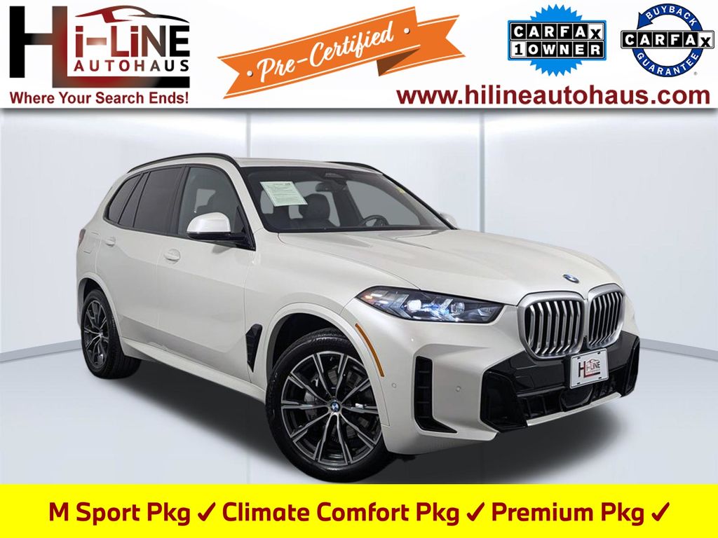 Mineral White Metallic 2025 BMW X5 SUV / Crossover All-Wheel Drive 8-Speed Automatic