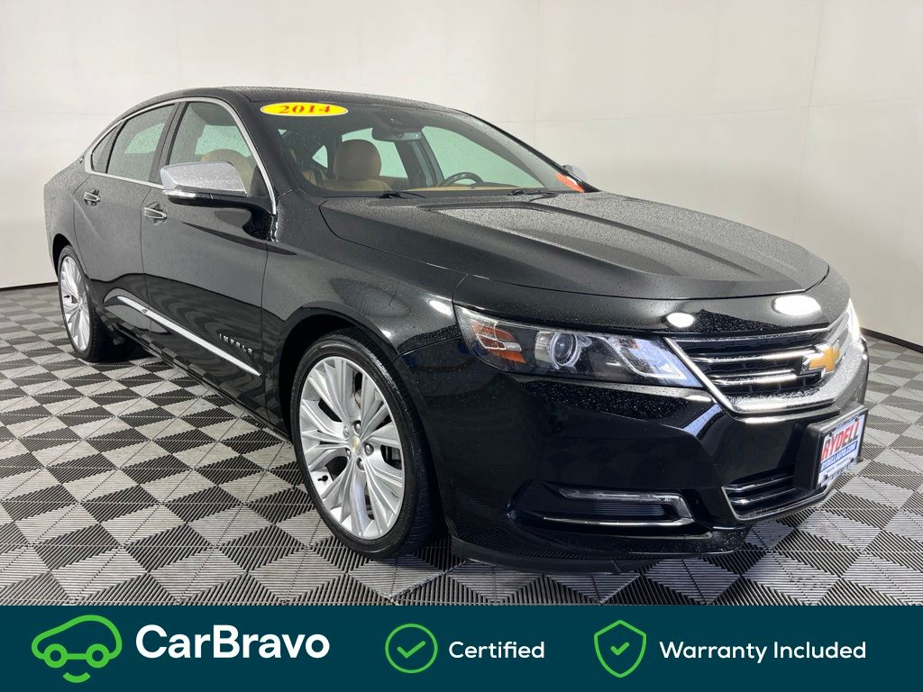 Black 2014 Chevrolet Impala Sedan Front-Wheel Drive 6-Speed Automatic Overdrive