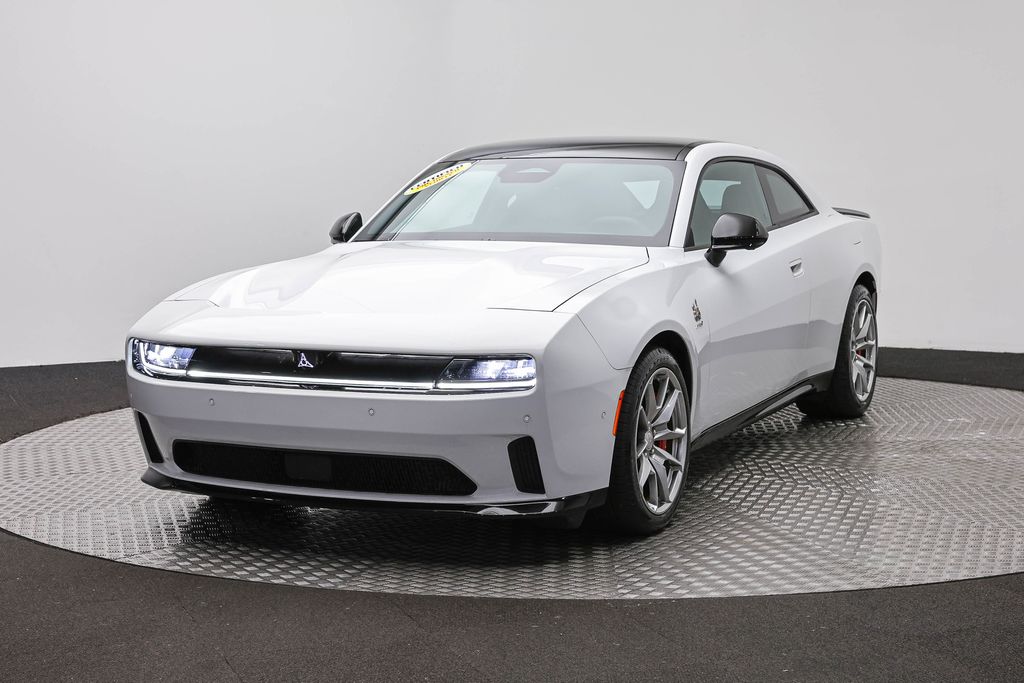 Bright White Clearcoat 2024 Dodge Charger Daytona Coupe All-Wheel Drive 1-Speed Automatic
