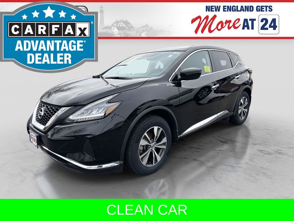 Super Black Metallic 2020 Nissan Murano S AWD SUV / Crossover All-Wheel Drive Continuously Variable Transmission