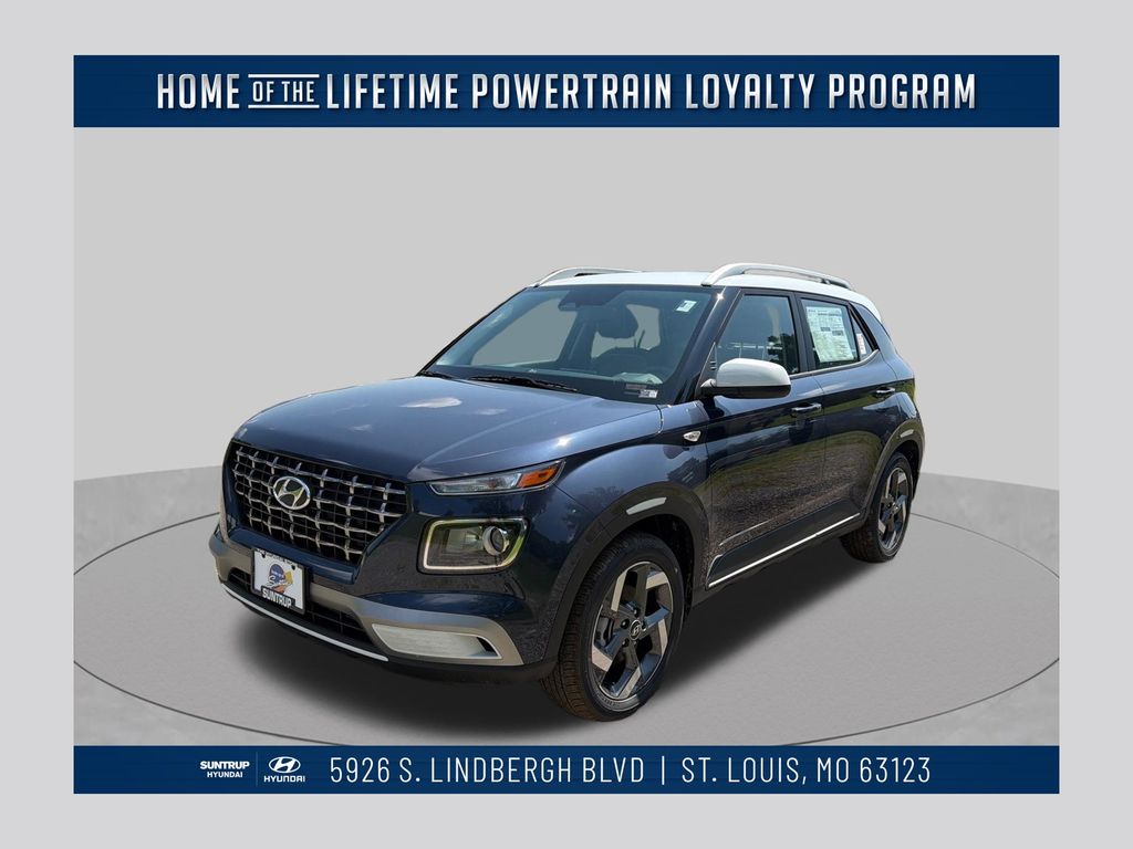 Denim w/White Roof 2026 Hyundai Venue SUV / Crossover Front-Wheel Drive Continuously Variable Transmission