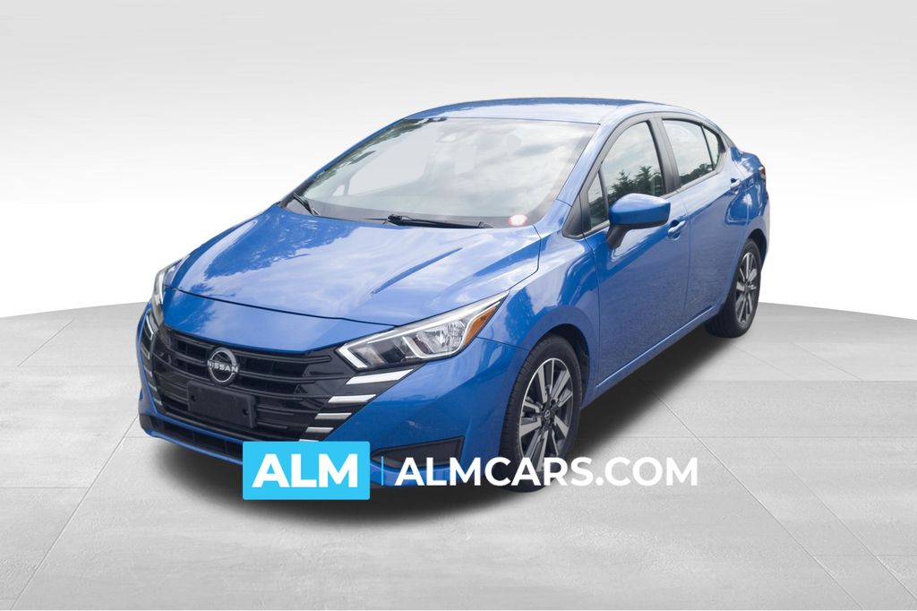 Electric Blue Metallic 2024 Nissan Versa Sedan Front-Wheel Drive Continuously Variable Transmission