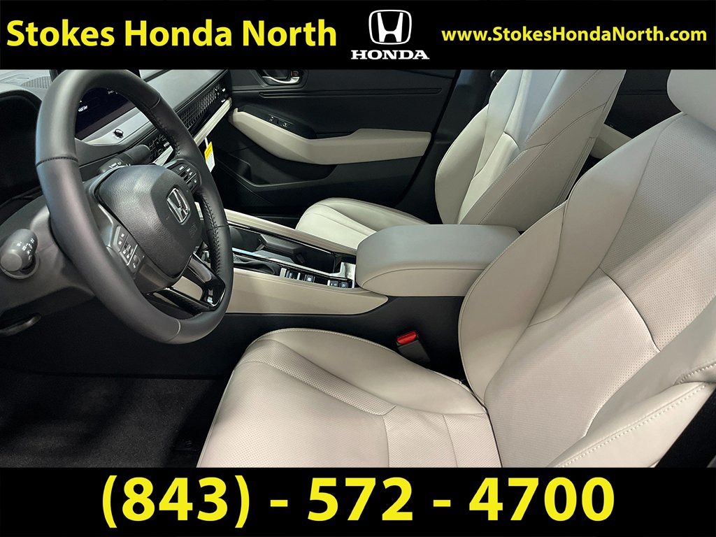 2026 Honda Accord Hybrid EX-L White at Stokes Honda North