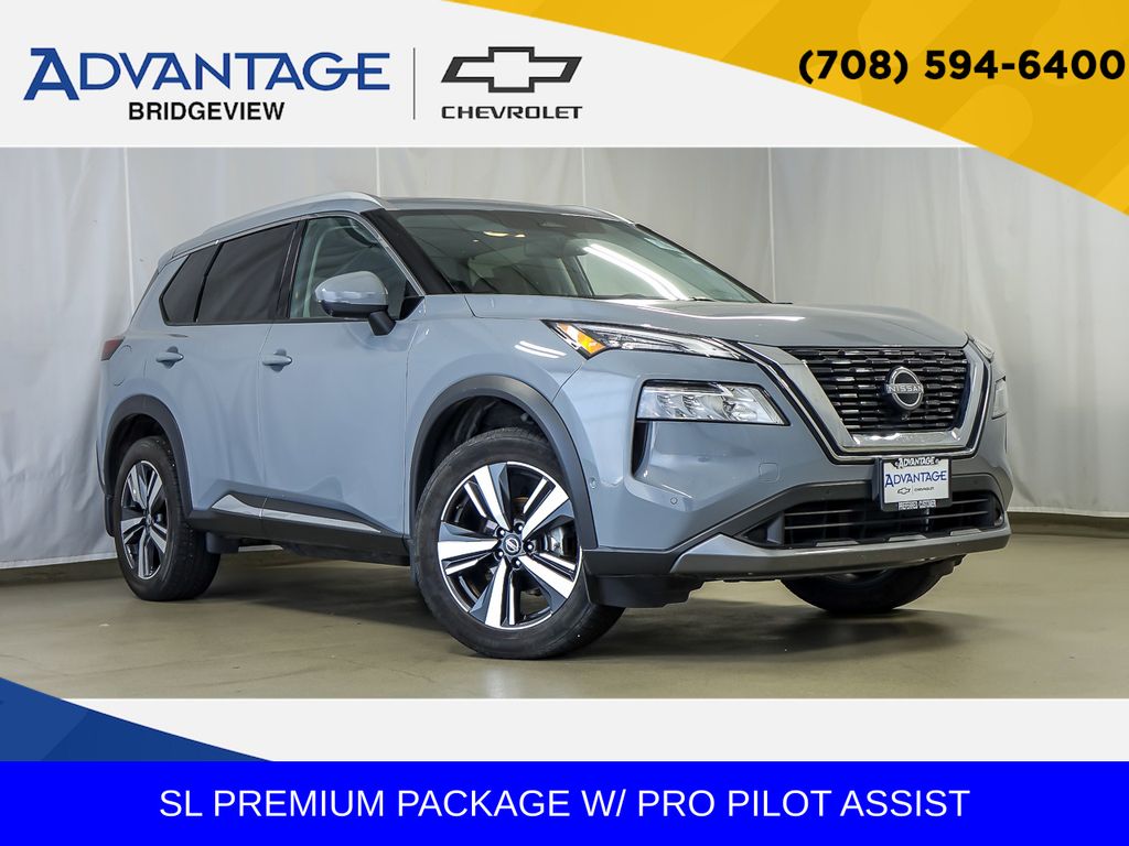 Boulder Gray Pearl 2023 Nissan Rogue SUV / Crossover All-Wheel Drive Continuously Variable Transmission