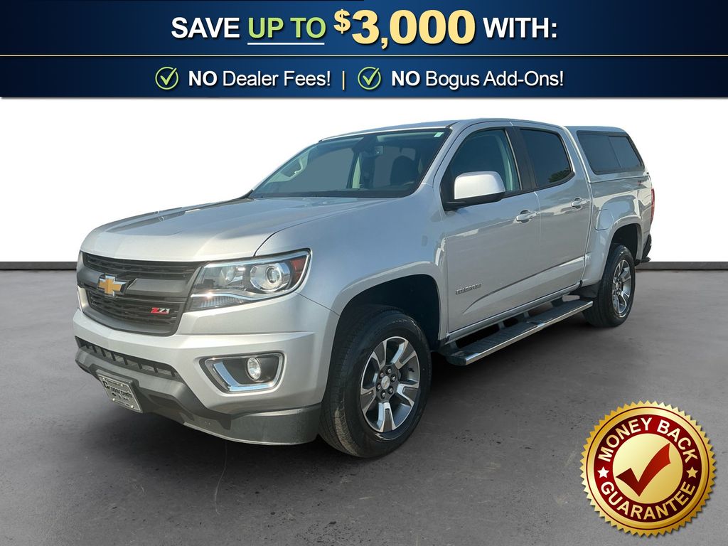 Silver Ice Metallic 2018 Chevrolet Colorado Pickup Truck Four-Wheel Drive 8-Speed Automatic
