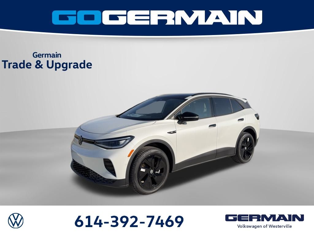 Opal White Pearl 2025 Volkswagen ID.4 Pro S AWD SUV / Crossover All-Wheel Drive Automatic